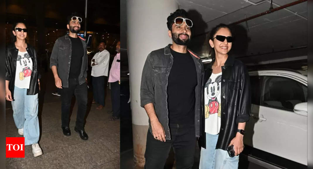 Amidst wedding rumours, Jackky Bhagnani and Rakul Preet Singh return to Mumbai from their New Year vacation | Hindi Movie News