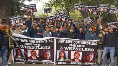 Wrestlers protest at Jantar Mantar: Junior wrestlers blame Bajrang Punia, Sakshi Malik, Vinesh Phogat for career setbacks