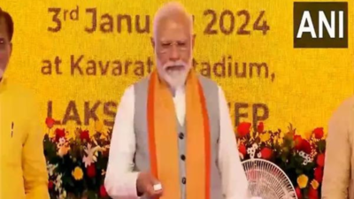 PM Modi inaugurates and lays foundation of projects worth Rs 1,156 crore in Lakshadweep
