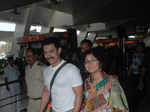 Aamir Khan, Big B at airport