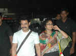 Aamir Khan, Big B at airport