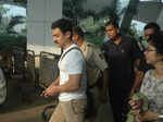 Aamir Khan, Big B at airport