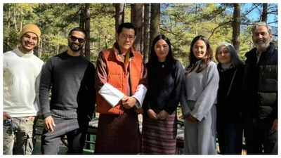 Shahid and Mira Kapoor met the King and Queen of Bhutan on their vacay: Pic inside