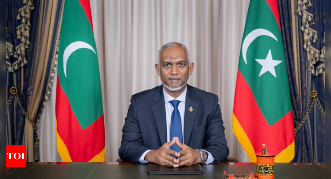 President Muizzu: India not withdrawing forces will imperil democracy in Maldives, defence ties will continue | India News – Times of India