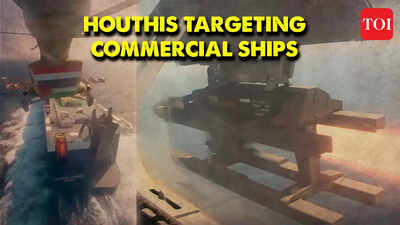 Houthi rebels fire on commercial ships in Red Sea: US military - Times ...