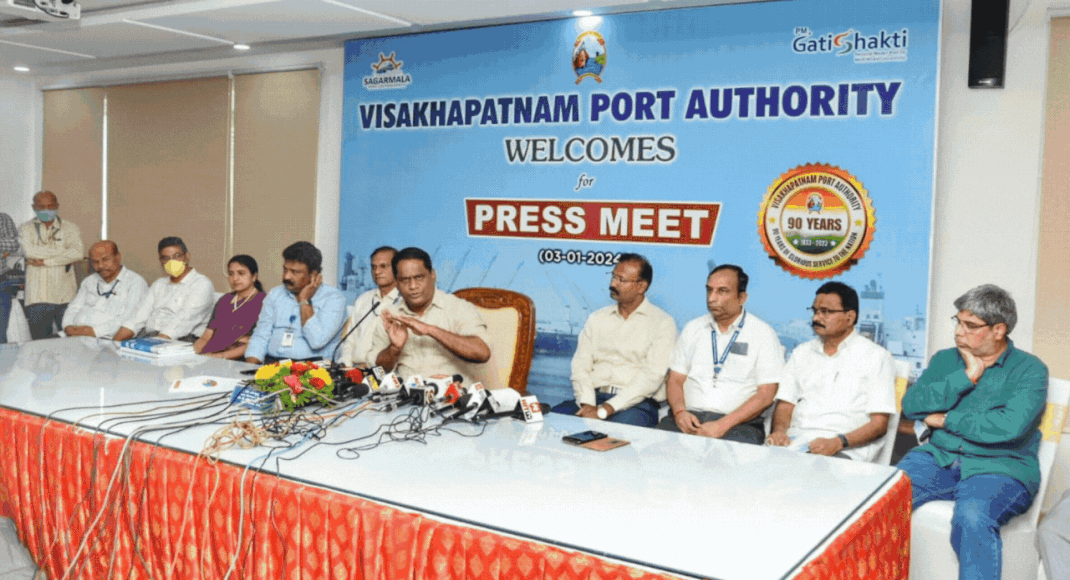 Vizag port confident to touch 80 MT mark Aims for record growth and