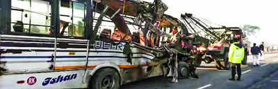 12 killed as bus carrying picnic revellers hits truck in Assam