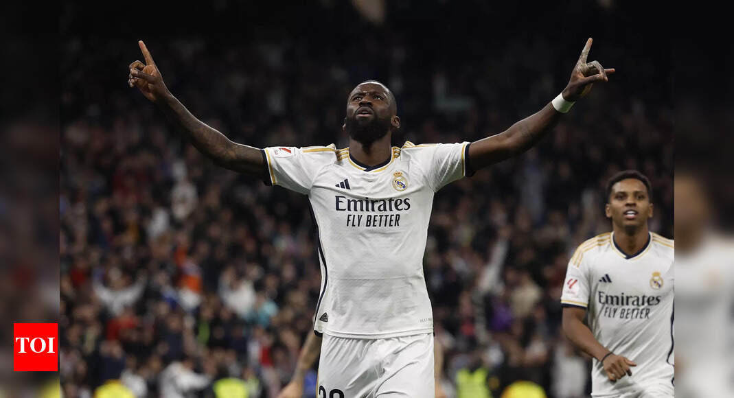 Real Madrid Vs Real Mallorca: La Liga: Rudiger's late header propels ...