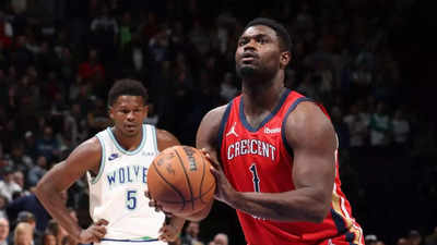Zion Williamson helps New Orleans Pelicans pull away from Minnesota Wolves
