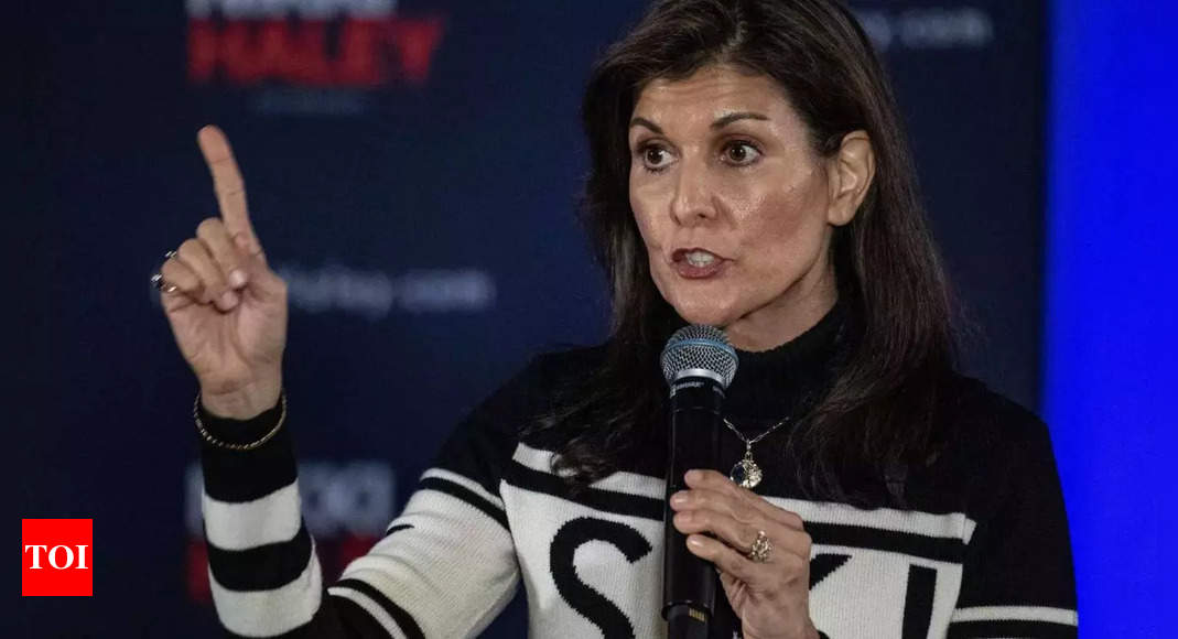 Nikki Haley: 'Chaos follows Donald Trump' - Times of India