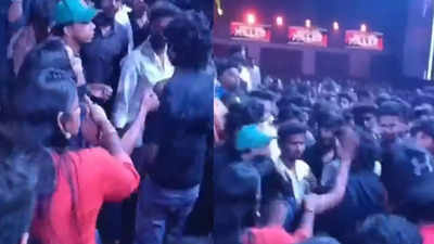 A video of a mystery man getting beaten by a girl at the 'Captain Miller' pre-release event goes viral