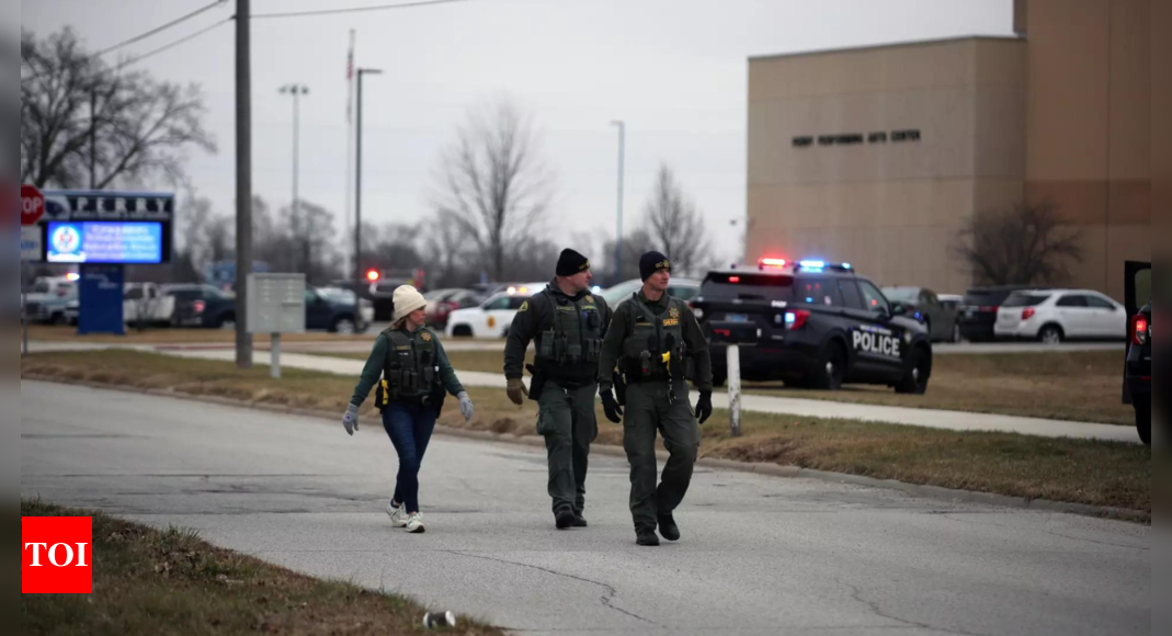 Multiple People Have Been Shot At A High School In Perry Iowa Police Say Times Of India