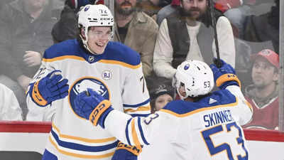 Jeff Skinner, Tage Thompson help Buffalo Sabres beat Montreal Canadiens