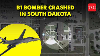 Breaking news: B-1B Lancer crashed at Ellsworth Air Force base in South Dakota