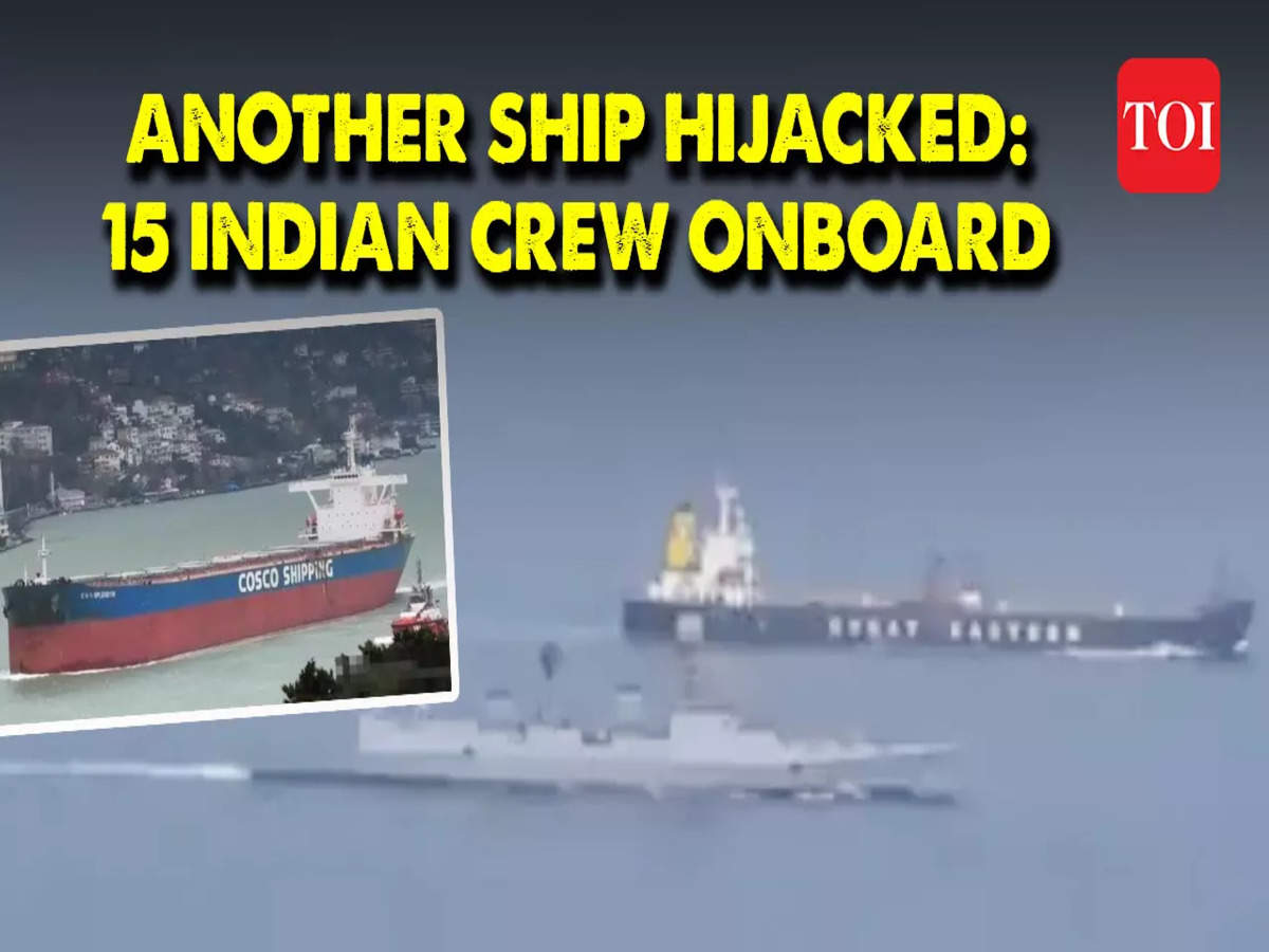 Liberian-flagged vessel reports hijack, Indian Navy ship responds
