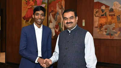 Gautam Adani meets chess prodigy Praggnanandhaa, extends support