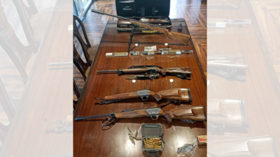 ED recovers foreign weapons, live cartridges, liquor, cash, gold