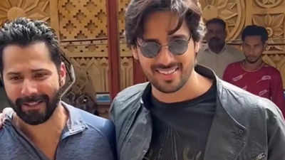 'Student of the Year Reunion': Varun Dhawan meets Sidharth Malhotra ahead of 'Indian Police Force' release