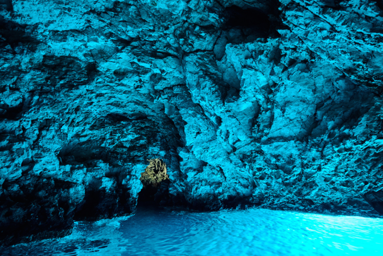 Bisevo Blue Cave, Croatia