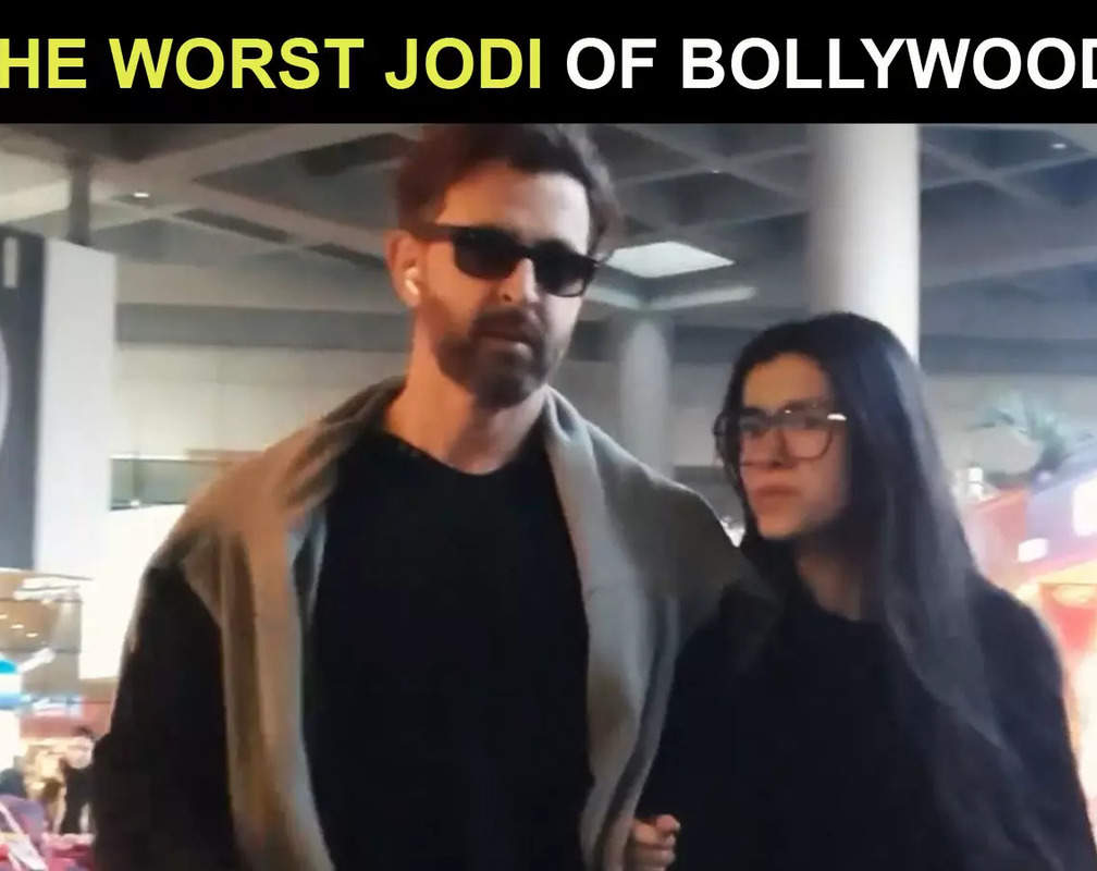 
'Father daughter lag rahe hain': Hrithik Roshan, Saba Azad arrive hand-in-hand at the airport, get trolled online
