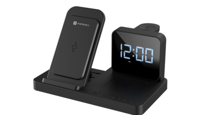 This wireless charger can also wake you up in the morning