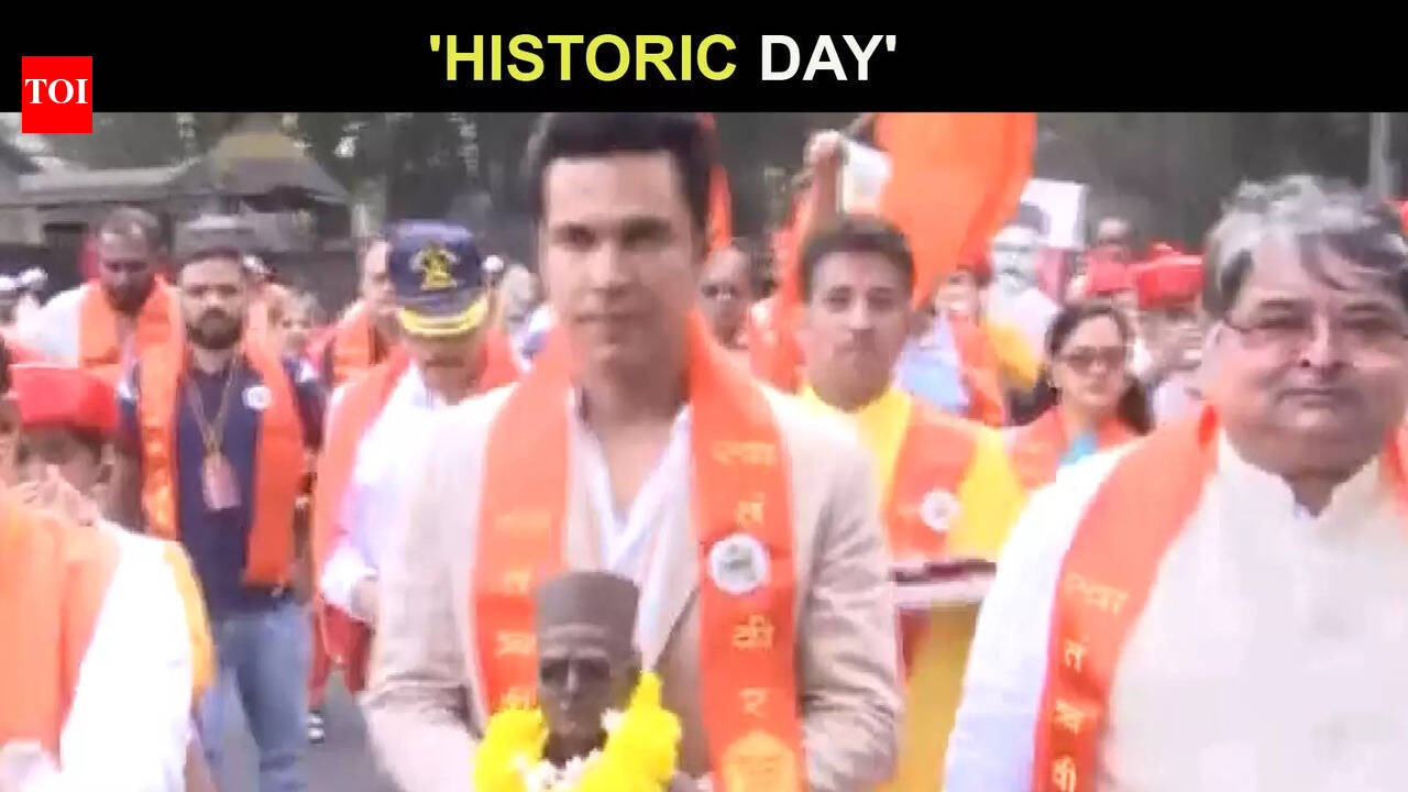 Randeep Hooda flags off 'Swatantraveer Savarkar Mukti Shatabdi Yatra ...