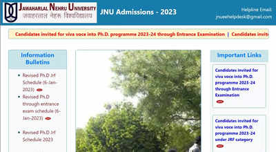 JNU PhD Admission 2023: Revised Schedule Released At Jnuee.jnu.ac.in ...