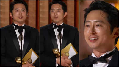 Korean-American actor Steven Yeun makes history as First Asian to win 'Best Actor' at Golden Globes