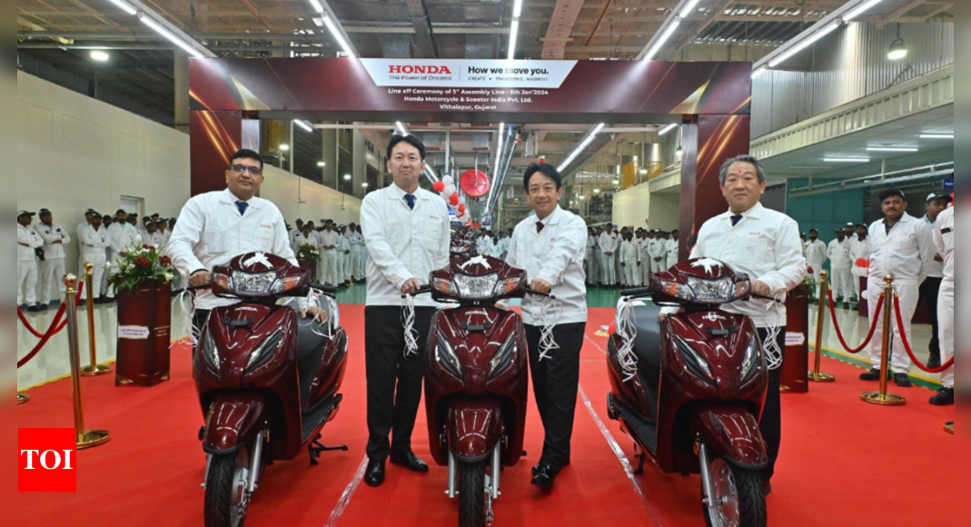 HMSI inaugurates third assembly line in Vithalapur plant, company adds capacity to manufacture 6.5 lakh two-wheelers in Gujarat