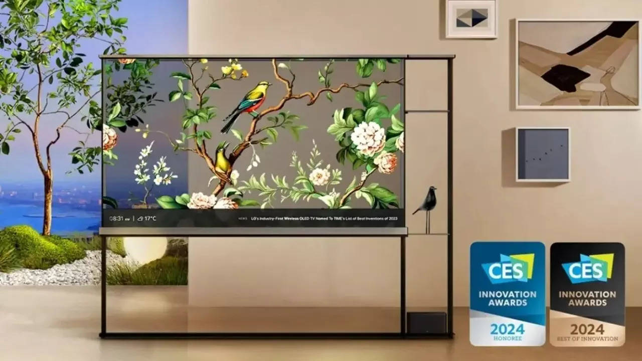 LG unveils world's 1st wireless transparent OLED TV: All details - Times of  India