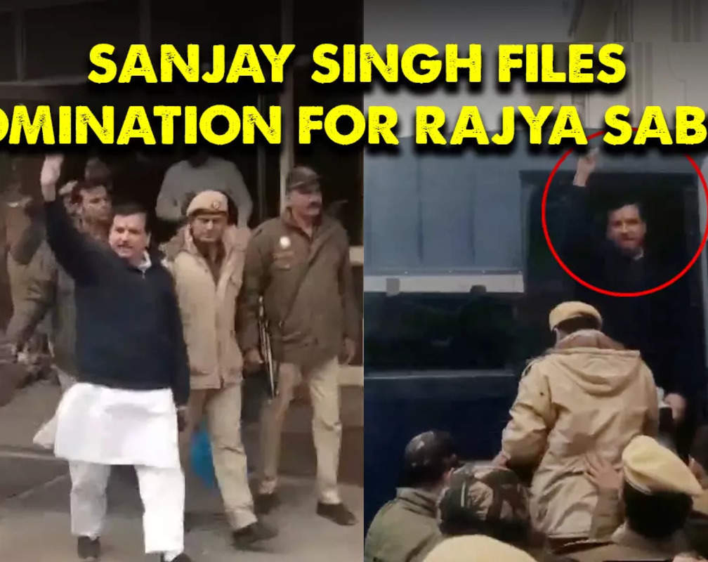 
New Delhi: Jailed AAP leader Sanjay Singh files nomination for Rajya Sabha
