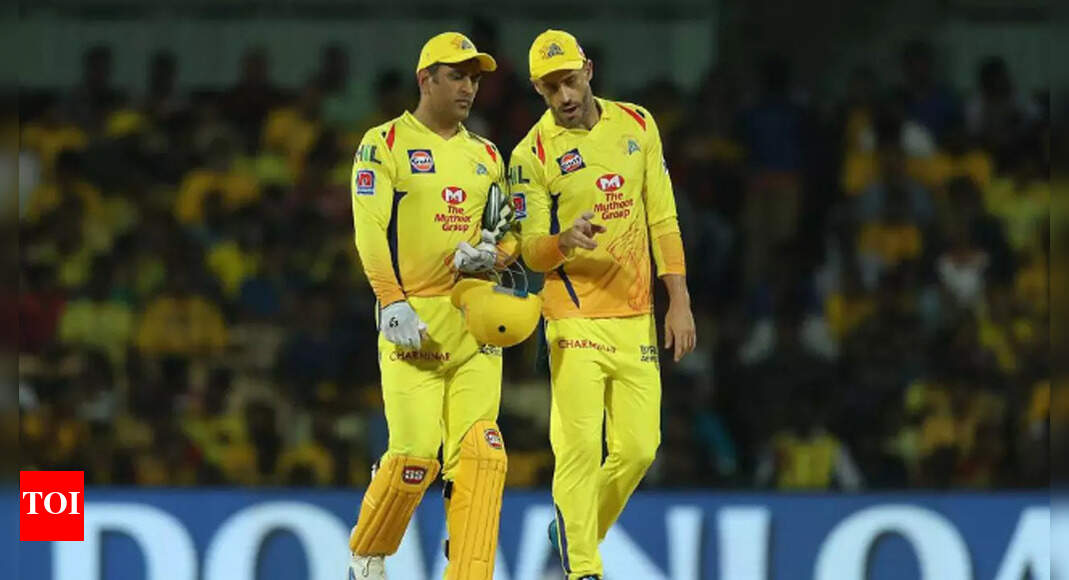 Working under MS Dhoni biggest learning curve: Faf du Plessis | Cricket News &ndash; Times of India