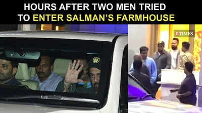 Salman Khan spotted at Mumbai airport amid tight security