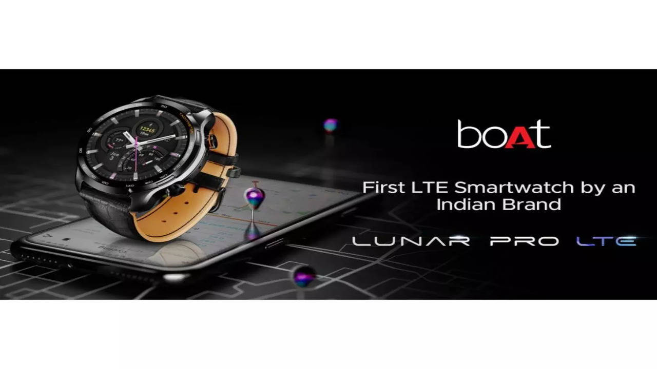 Boat launches its first 4G calling smartwatch, Boat Lunar Pro LTE: Price  and other details - Times of India