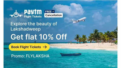 Paytm offers flat 10% discount on all flight bookings to Lakshadweep with this code