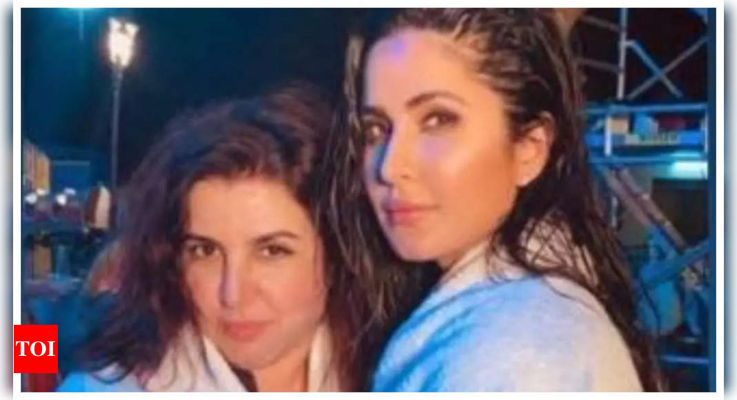 Katrina Kaif shares a quirky wish for Farah Khan on her birthday: ‘May we forever be on film sets wrapped in towels’ – See photo | Hindi Movie News