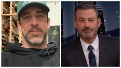 Jimmy Kimmel calls on Aaron Rodgers to apologize for Epstein-related comments