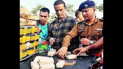 Drugs worth Rs 100 crore seized in Assam's Karimganj, 4 held