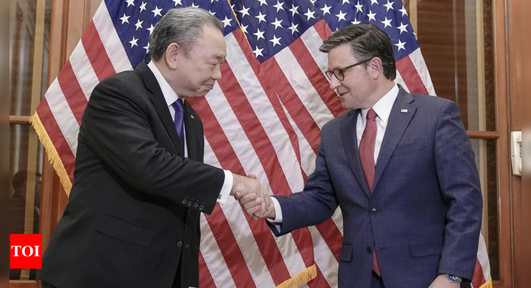 L'ambassadeur de facto de Taiwan aux États-Unis rencontre le président de la Chambre des représentants des États-Unis