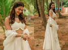 ​Pooja Hegde stuns in white lehenga, offering ideal inspiration for bridesmaids