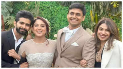 Ira And Nupur Wedding Photos: FIRST photos from Ira Khan and Nupur Shikhare's dreamy white wedding in Udaipur | - Times of India