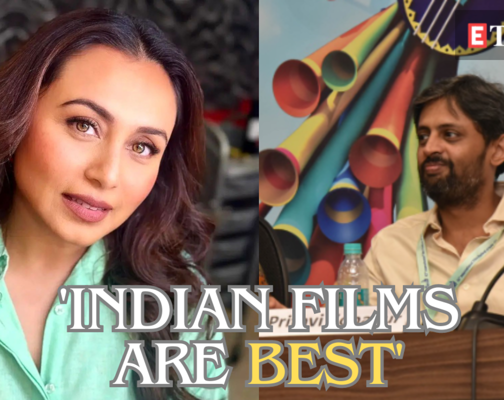 
Rani Mukerji calls Indian movies the 'best' as filmmaker Prithvi Konanur opines Iranian cinema is far better; says 'He should watch '12th Fail'
