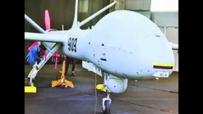 Navy receives first India-made MALE drone from Adani city co