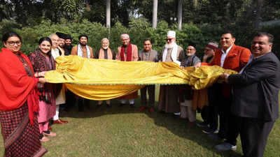 PM Modi meets Muslim community delegation, presents sacred chadar for Ajmer Sharif Dargah