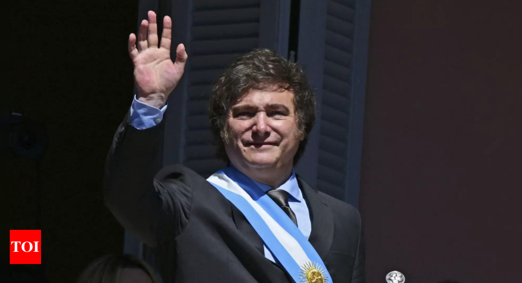 Argentine President Javier Milei, in change of tone, invites Pope Francis to visit homeland – Times of India