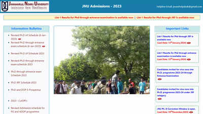 JNU Ph.D. Merit List 2023 Released at jnuee.jnu.ac.in; Admission Deadline January 13