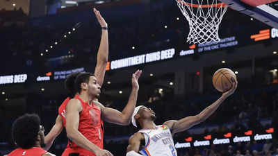 Oklahoma City Thunder roll to blowout victory over Portland Trail Blazers