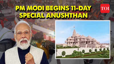 PM Modi releases special audio message ahead of Pran Pratishtha, says 'fortunate to witness Ram temple event'
