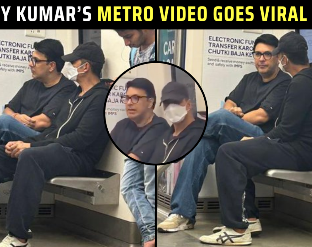 
Akshay Kumar travels in Mumbai metro with Dinesh Vijan; video goes viral
