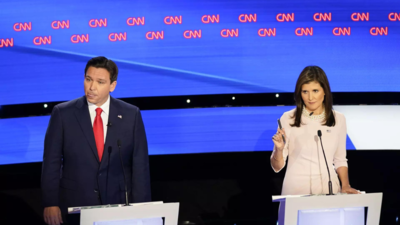 'Nikki Haley tops Ron DeSantis for first time in Iowa poll'
